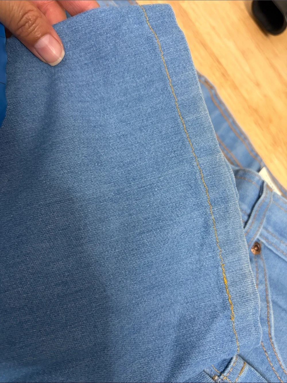VTG 1982 Levi's Orange Tab Pants Mens Insert 38x29 Made in USA Light Blue
